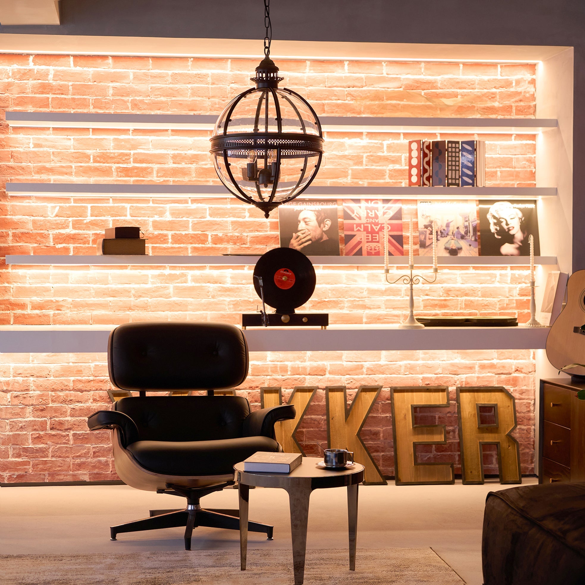 Aureford Glass Linear Pendant Light