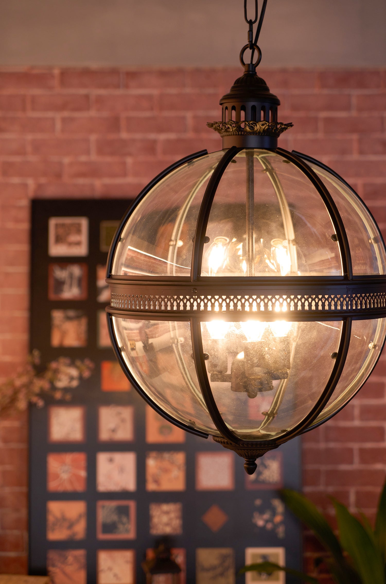 Aureford Glass Linear Pendant Light