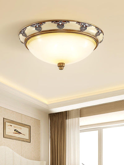Eiriveon Ceiling Lamp Frosted Glass Antique Vintage