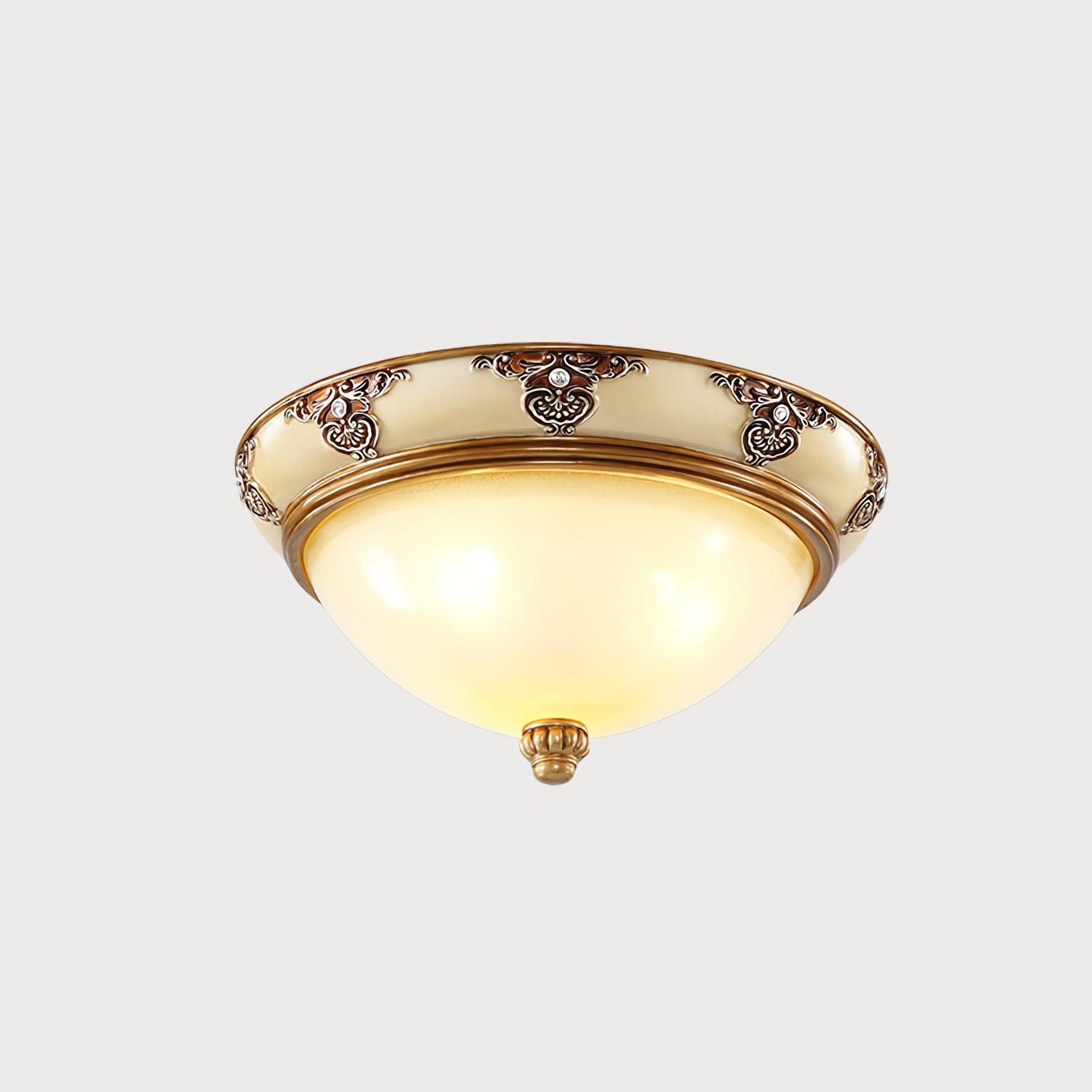 Eiriveon Ceiling Lamp Frosted Glass Antique Vintage