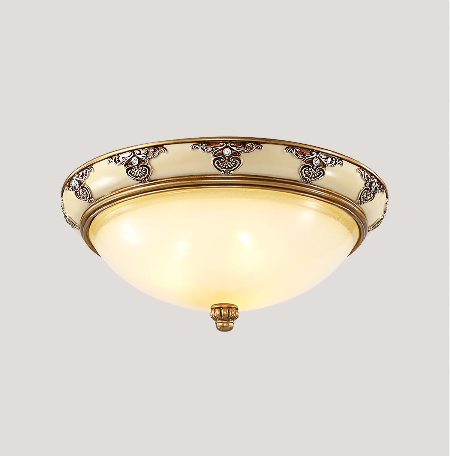 Eiriveon Ceiling Lamp Frosted Glass Antique Vintage