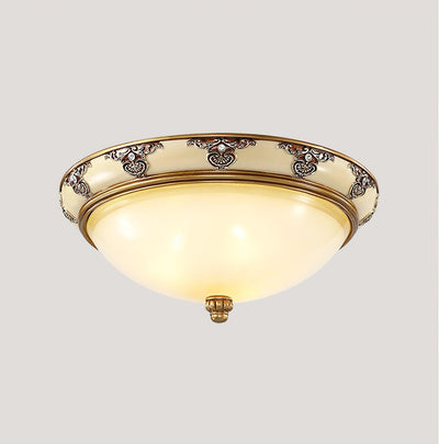 Eiriveon Ceiling Lamp Frosted Glass Antique Vintage
