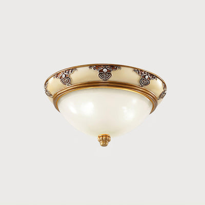 Eiriveon Ceiling Lamp Frosted Glass Antique Vintage