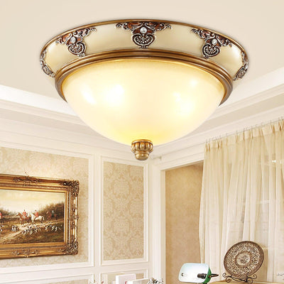 Eiriveon Ceiling Lamp Frosted Glass Antique Vintage