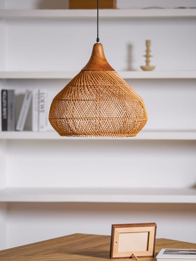 Clairstone Rattan Pendant Light