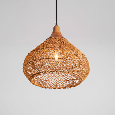 Clairstone Rattan Pendant Light