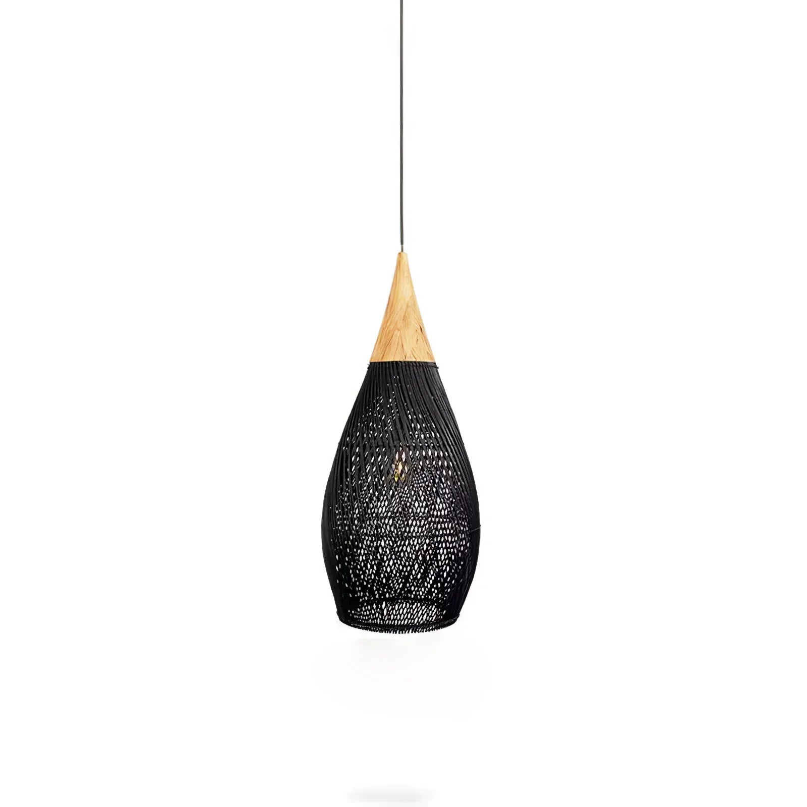 Ritta Braided Rattan Pendant Light