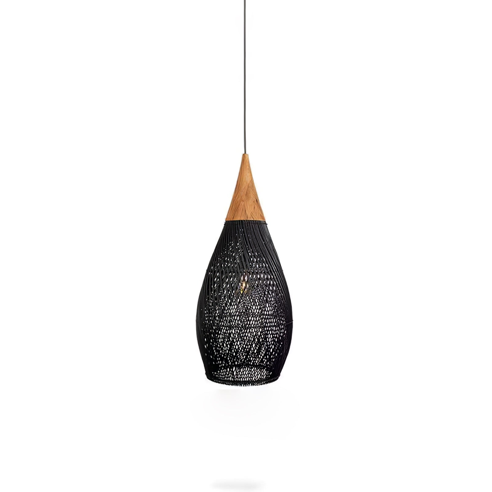 Ritta Braided Rattan Pendant Light