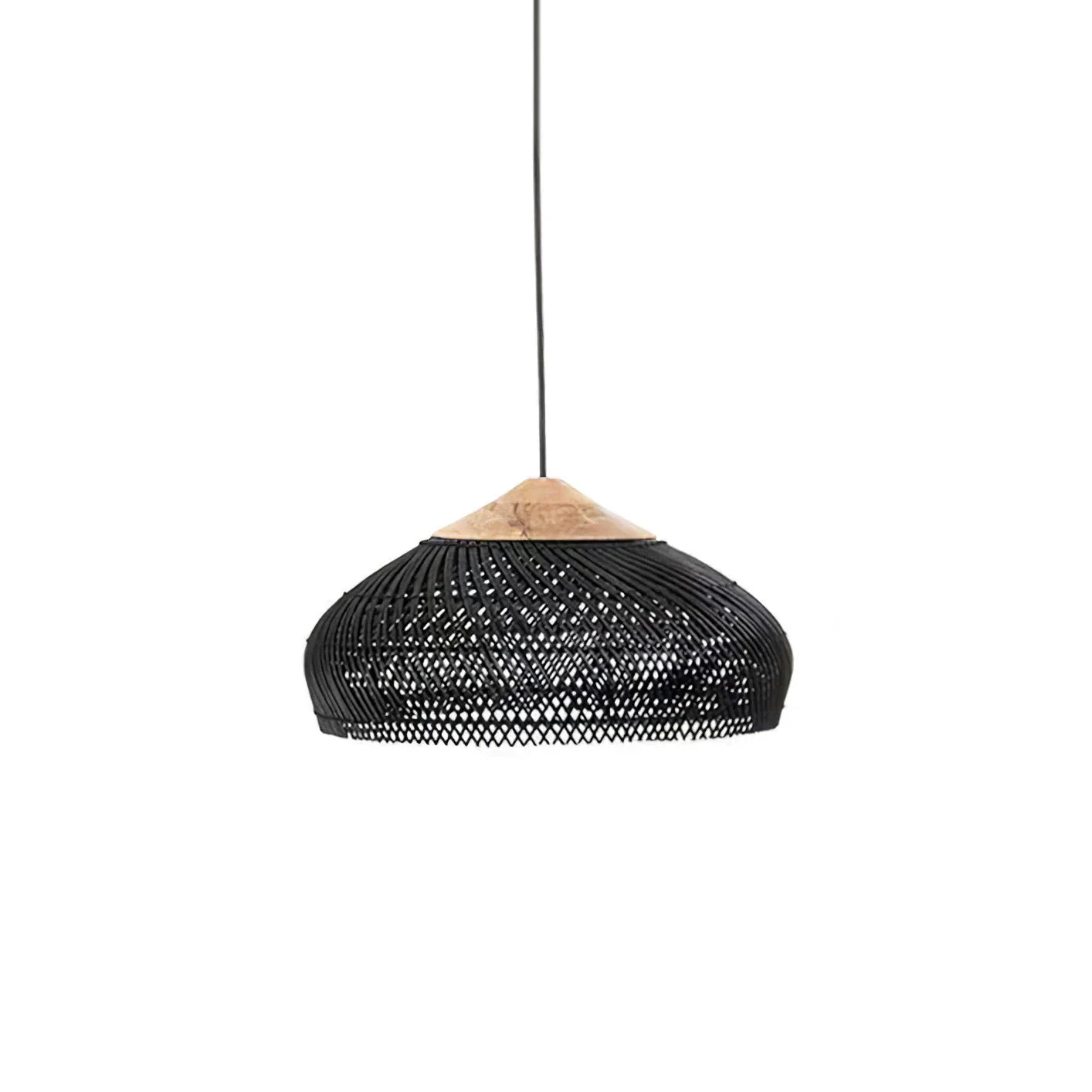 Ritta Braided Rattan Pendant Light