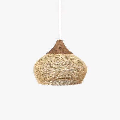 Ritta Braided Rattan Pendant Light