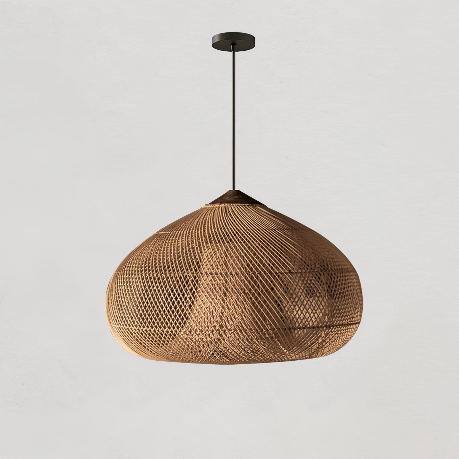 Ritta Braided Rattan Pendant Light