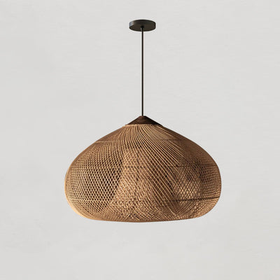 Ritta Braided Rattan Pendant Light