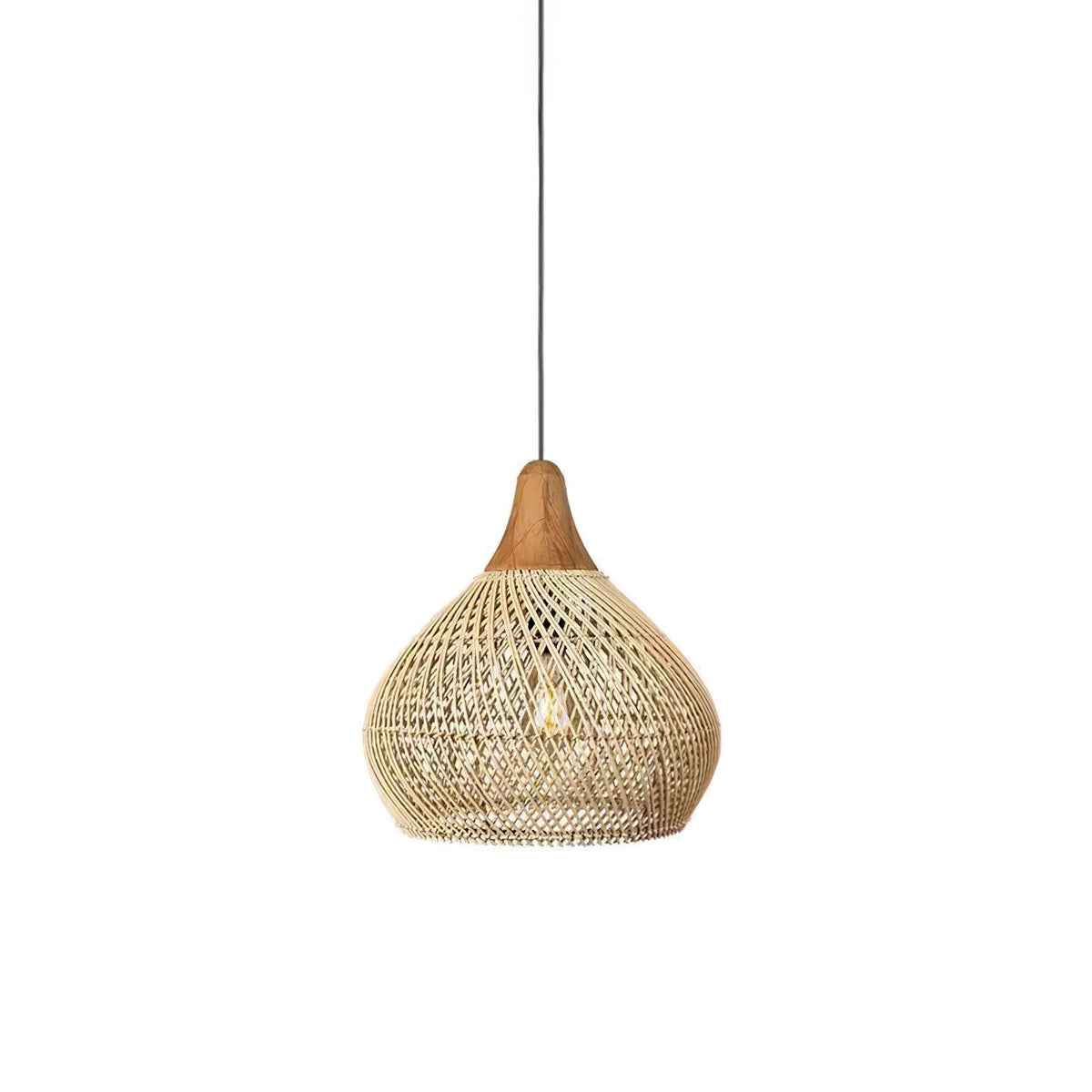 Clairstone Rattan Pendant Light