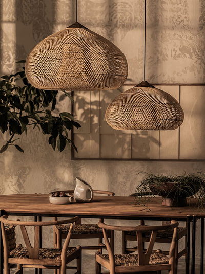 Clairstone Rattan Pendant Light
