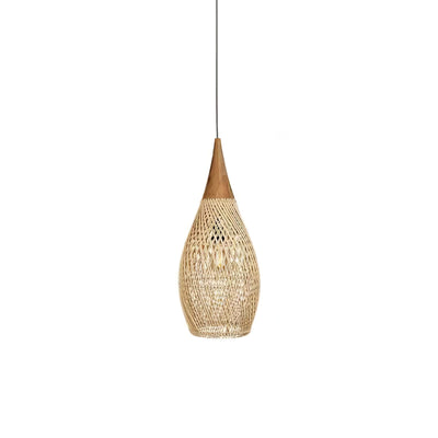 Ritta Braided Rattan Pendant Light