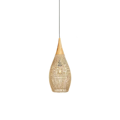 Ritta Braided Rattan Pendant Light