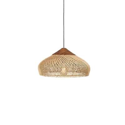 Ritta Braided Rattan Pendant Light