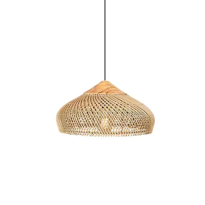 Ritta Braided Rattan Pendant Light