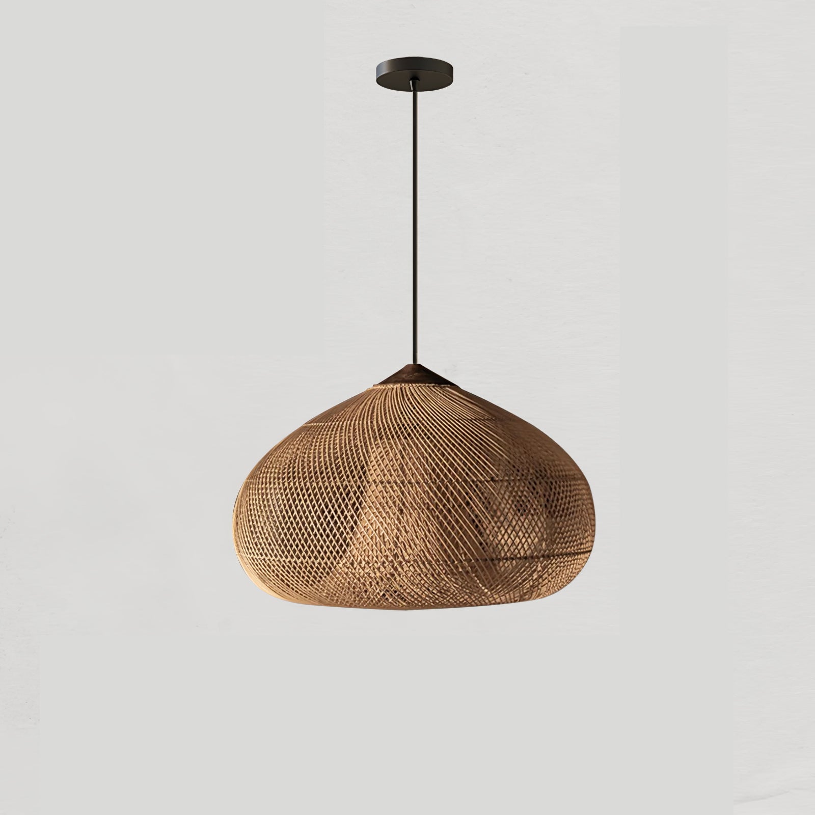 Ritta Braided Rattan Pendant Light