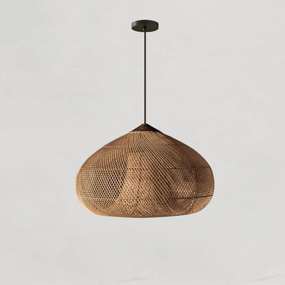 Ritta Braided Rattan Pendant Light