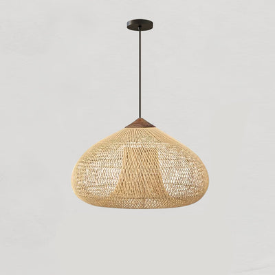 Ritta Braided Rattan Pendant Light