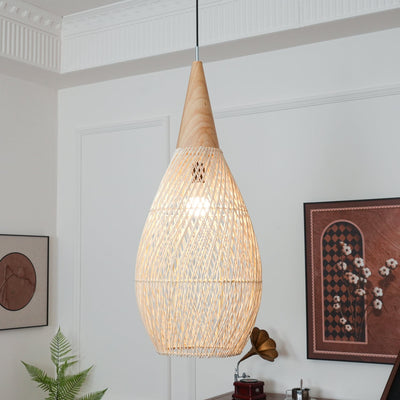 Clairstone Rattan Pendant Light