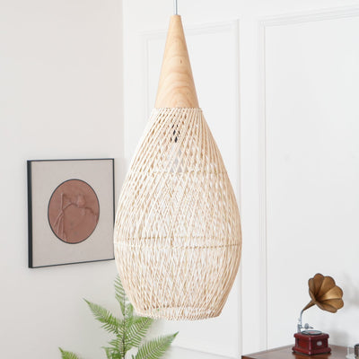 Clairstone Rattan Pendant Light