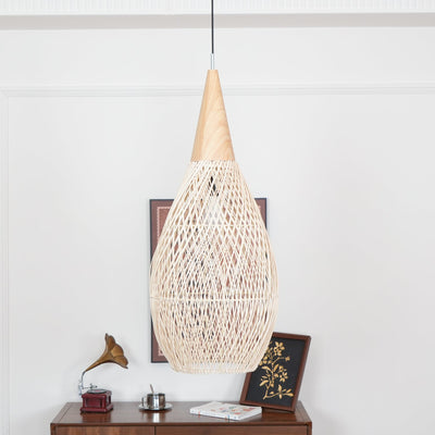 Clairstone Rattan Pendant Light