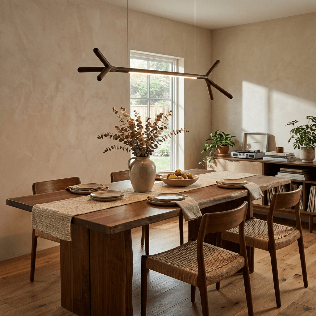 Sylanora Wood Linear Pendant Light