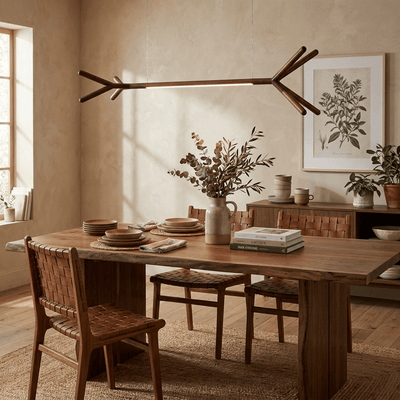 Sylanora Wood Linear Pendant Light