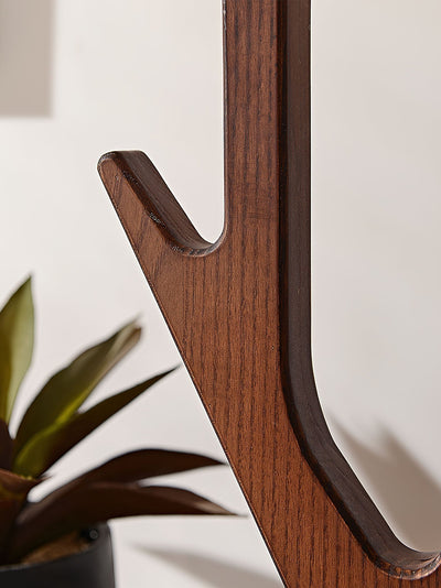 Branche Modern Wood & Fabric Floor Lamp