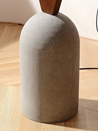 Branche Modern Wood & Fabric Floor Lamp