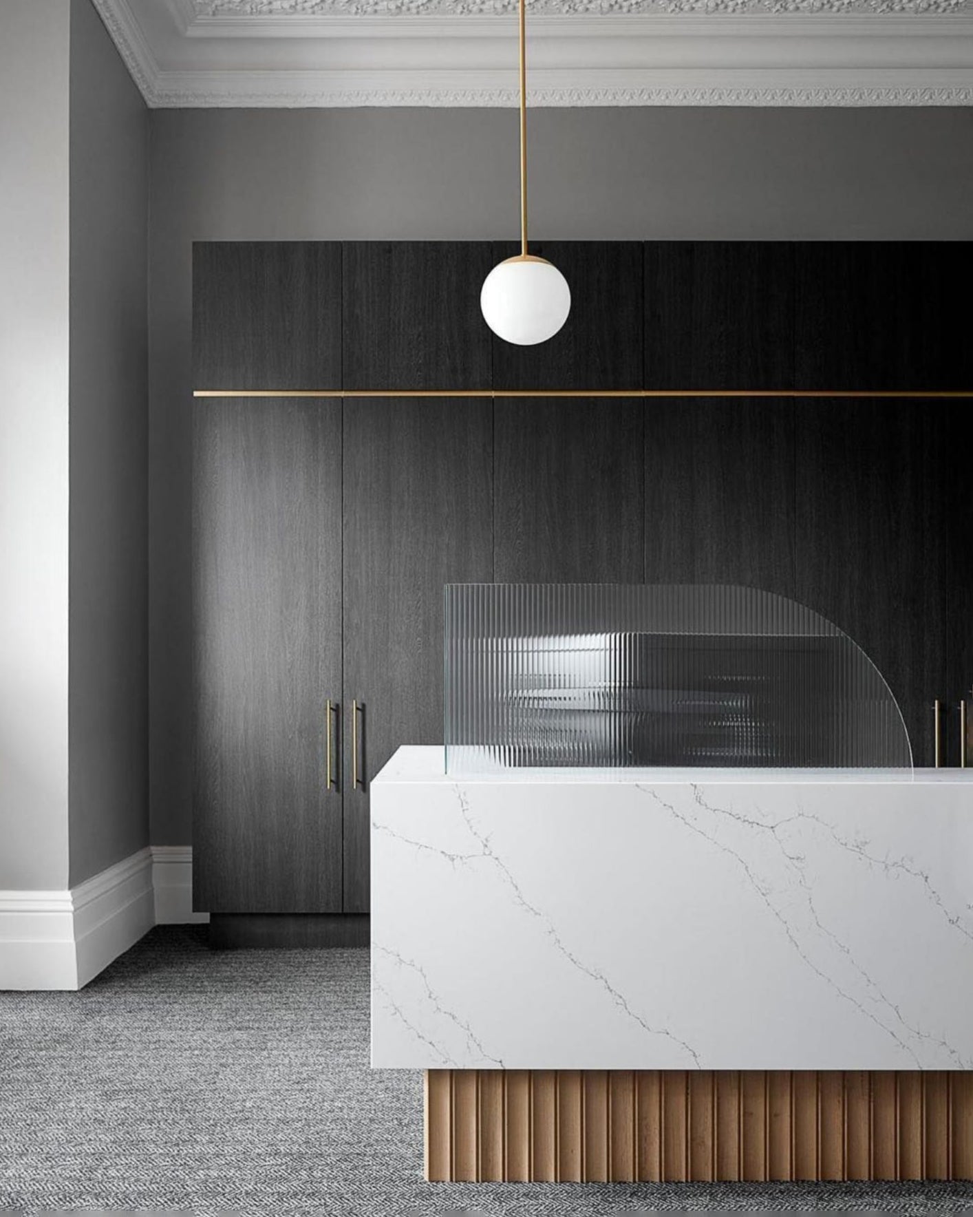 Oriinira Pendant Lamp Brass Architectural Collection