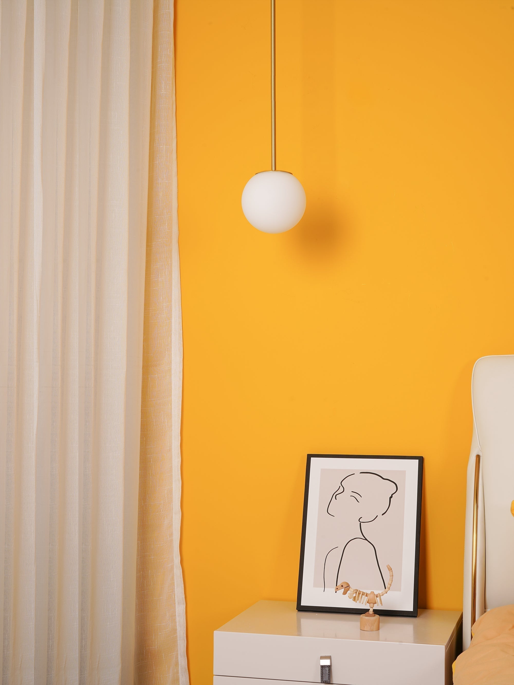 Oriinira Pendant Lamp Brass Architectural Collection