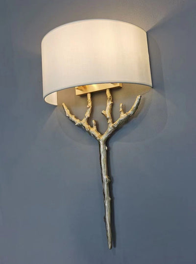 Ceryndir Antler Brass Wall Sconce