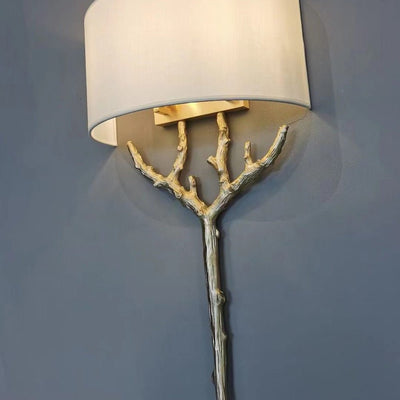 Ceryndir Antler Brass Wall Sconce