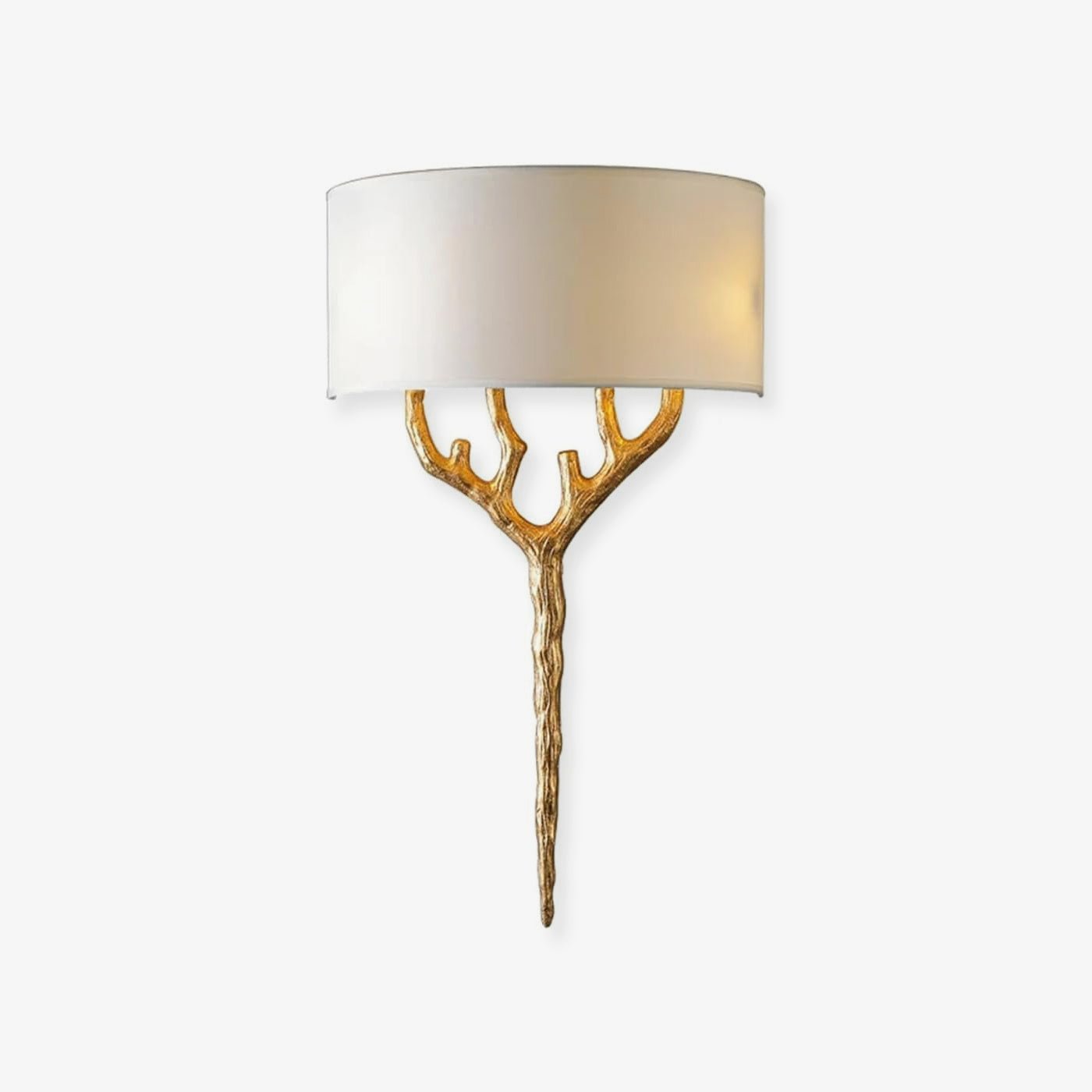 Ceryndir Antler Brass Wall Sconce