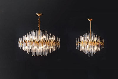 Solara Chandelier Antique Brass Starburst - Neutral Decor