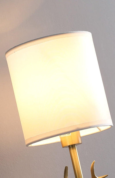 Auriviella Elegance Deer Head Brass Wall Light