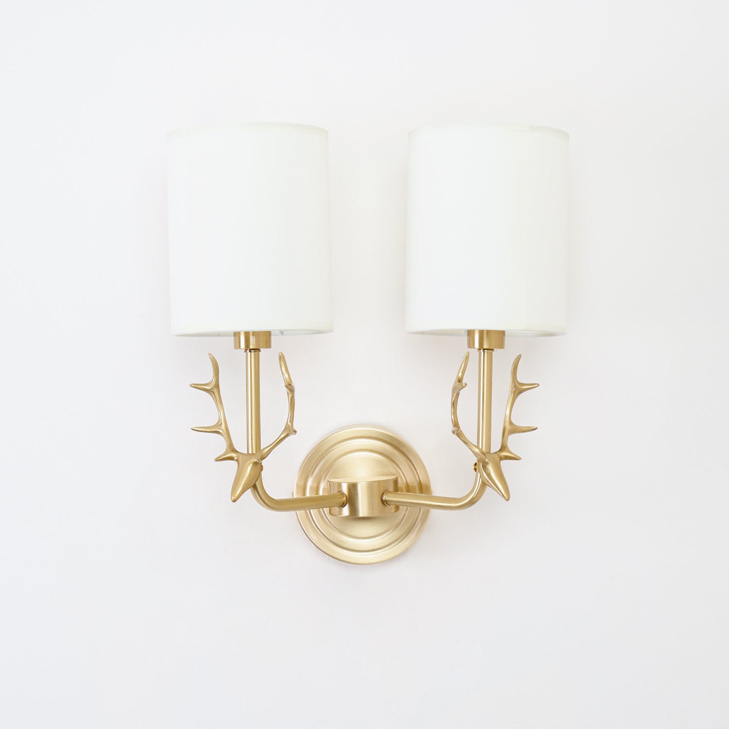 Auriviella Elegance Deer Head Brass Wall Light