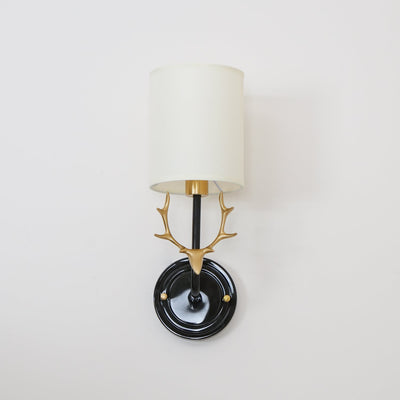 Auriviella Elegance Deer Head Brass Wall Light