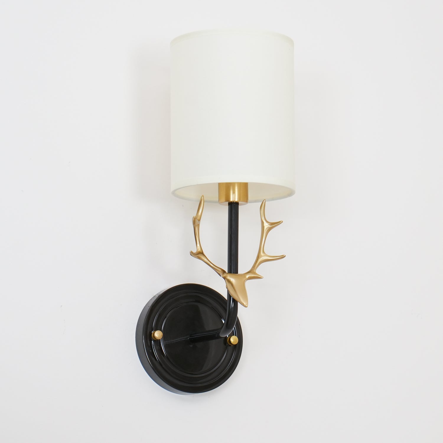 Auriviella Elegance Deer Head Brass Wall Light