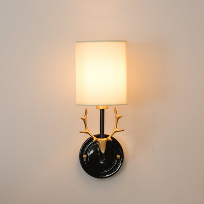 Auriviella Elegance Deer Head Brass Wall Light