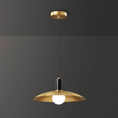 Thalora Brass & Glass Classic Pendant Lamp