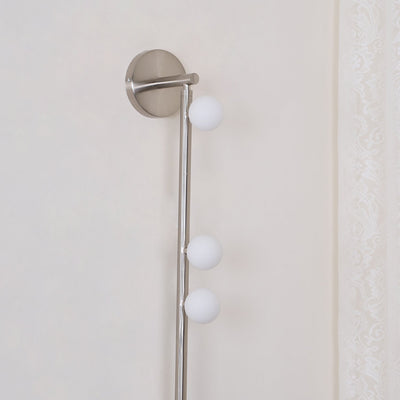 Rory Modern Minimalist Tube Brass Glass Wall Lamp