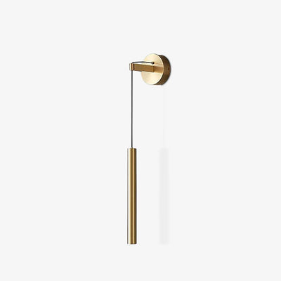 Loxley Modern Minimalist Line Brass Wall Light