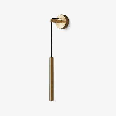 Loxley Modern Minimalist Line Brass Wall Light