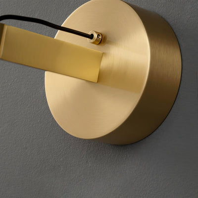 Loxley Modern Minimalist Line Brass Wall Light