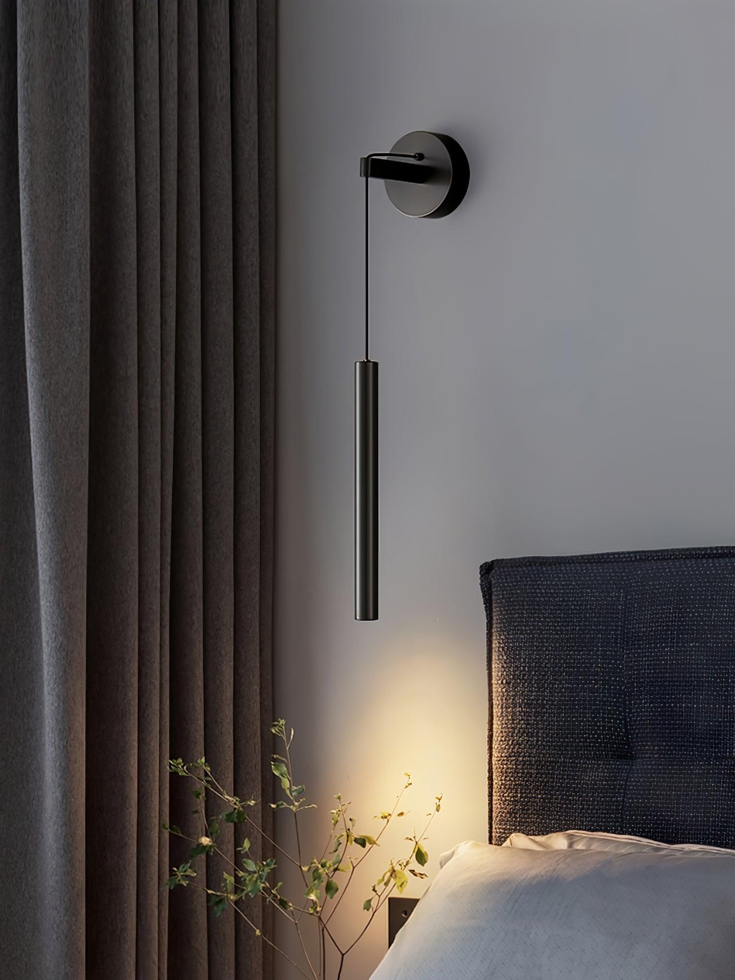 Loxley Modern Minimalist Line Brass Wall Light