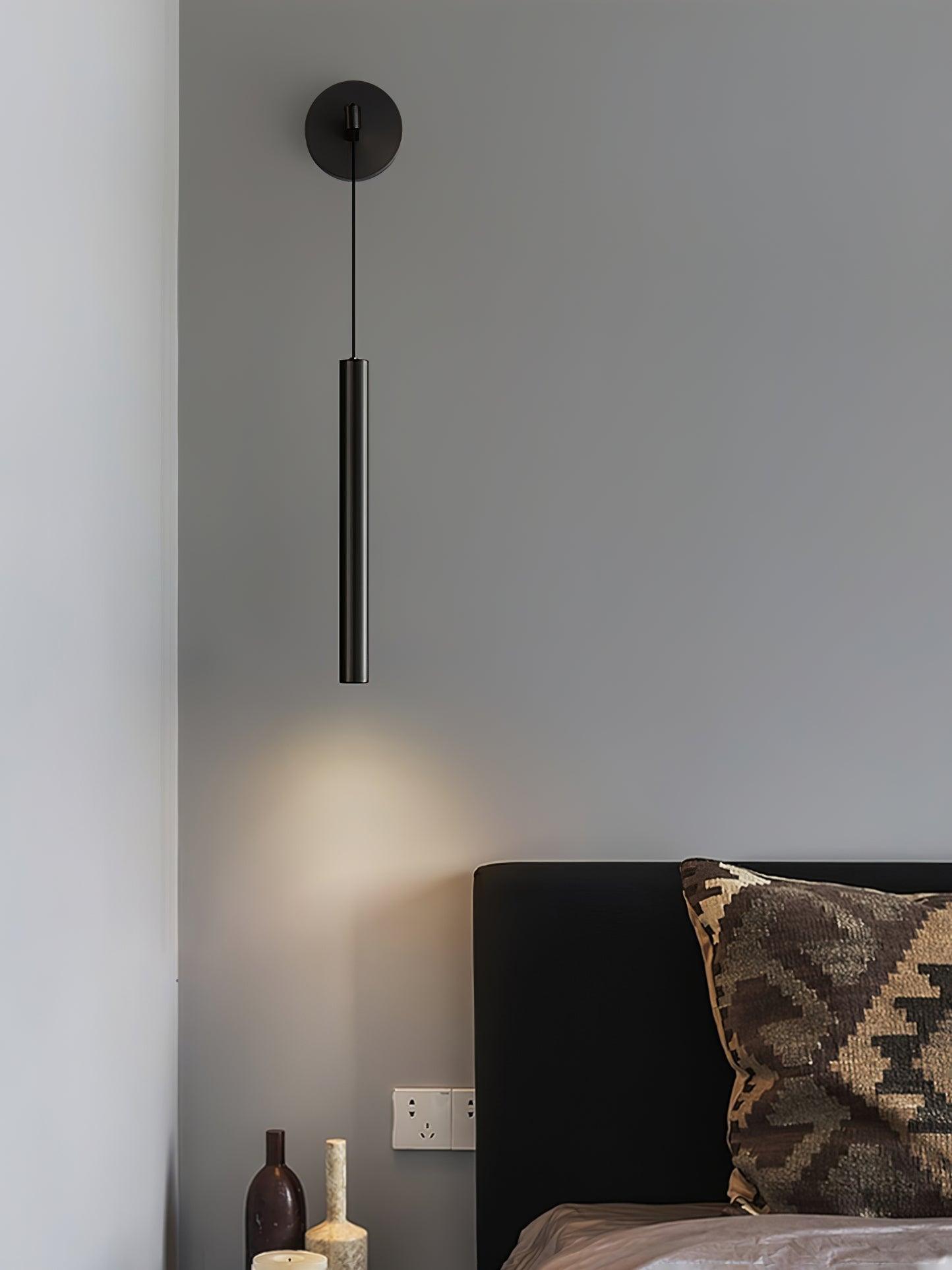 Loxley Modern Minimalist Line Brass Wall Light